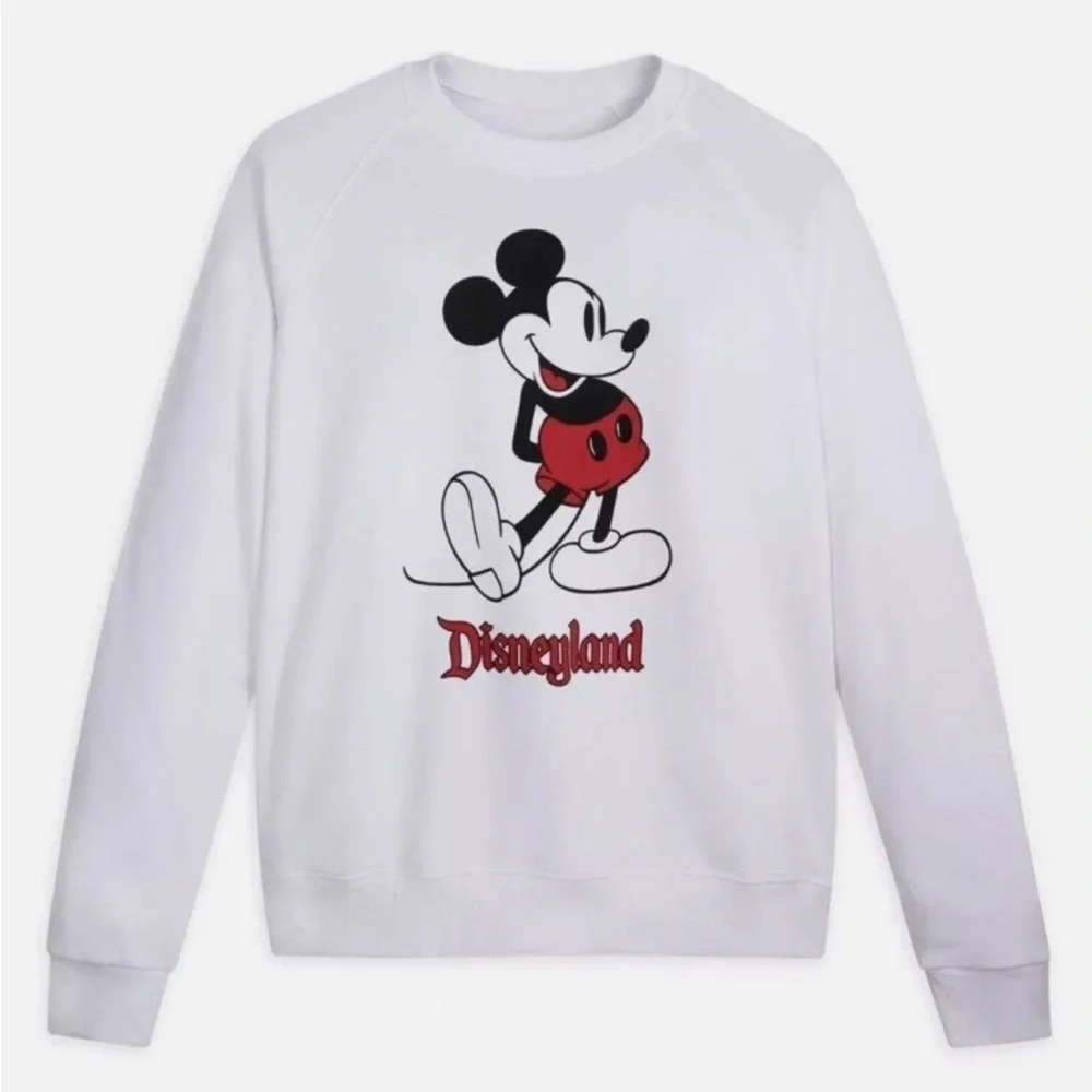 Disney Parks Mickey Mouse Classic Pullover Sweatshirt Unisex Adults in Size M